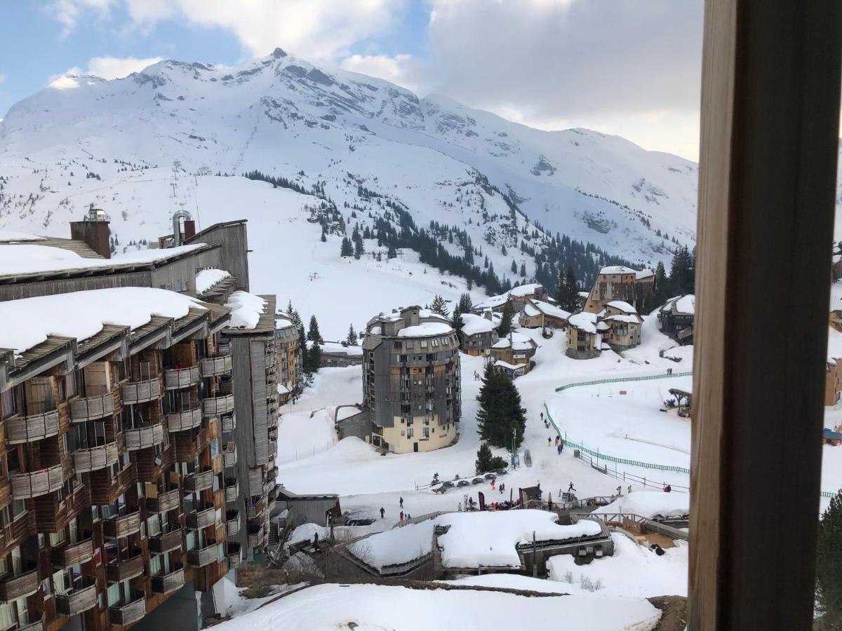 Charmant T2 classé 3 étoiles, Les Crozats, Magnifique vue montagne Avoriaz Exterior foto