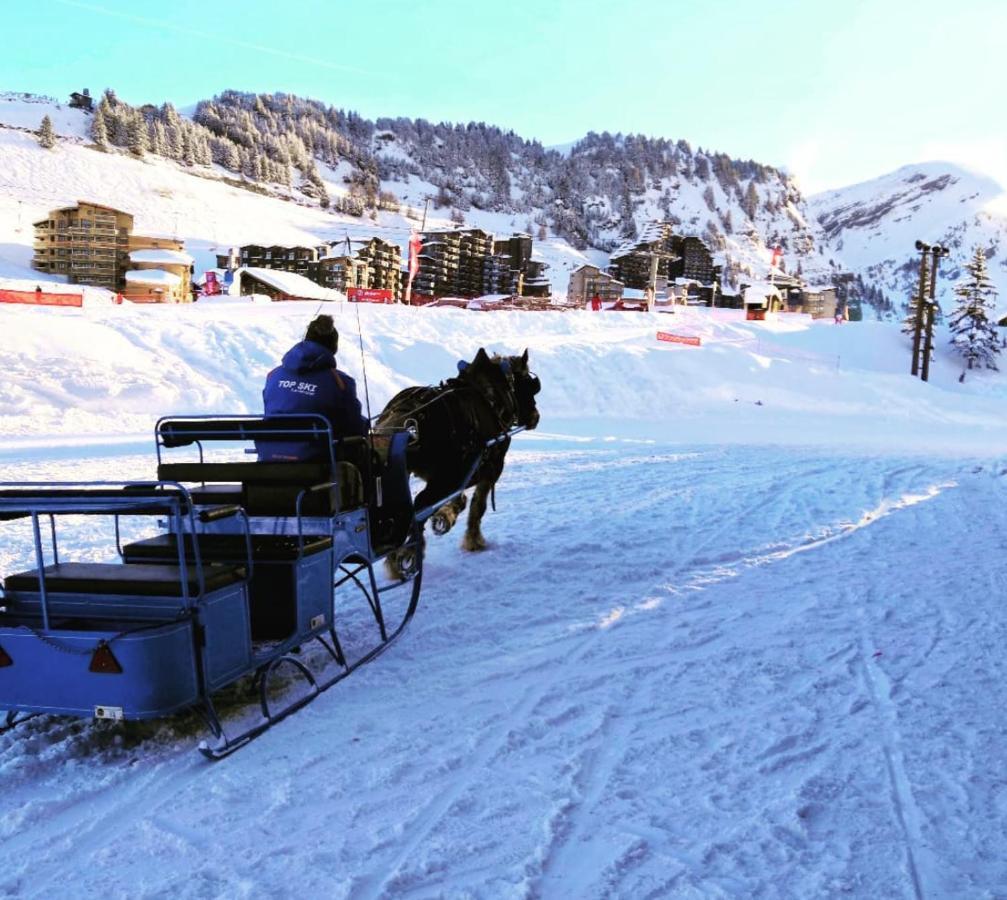 Charmant T2 classé 3 étoiles, Les Crozats, Magnifique vue montagne Avoriaz Exterior foto