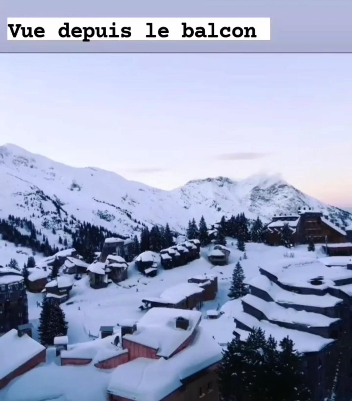 Charmant T2 classé 3 étoiles, Les Crozats, Magnifique vue montagne Avoriaz Exterior foto